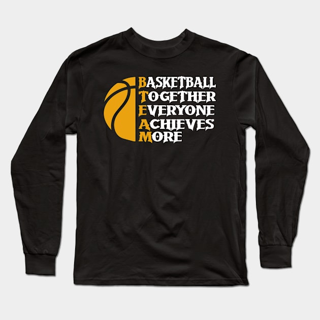 Basketball together Long Sleeve T-Shirt by omnia34